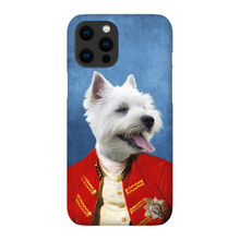 Load image into Gallery viewer, COMMANDER IN MISCHIEF CUSTOM PET PORTRAIT PHONE CASE