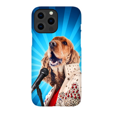 Load image into Gallery viewer, BLUE SUEDE CHEW TOY CUSTOM PET PORTRAIT PHONE CASE