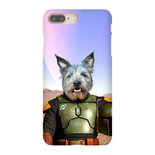 Load image into Gallery viewer, Bob & Fetch- Boba Fett & Star Wars Inspired Custom Pet Portrait Phone Case