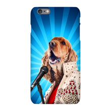 Load image into Gallery viewer, BLUE SUEDE CHEW TOY CUSTOM PET PORTRAIT PHONE CASE