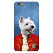 Load image into Gallery viewer, COMMANDER IN MISCHIEF CUSTOM PET PORTRAIT PHONE CASE