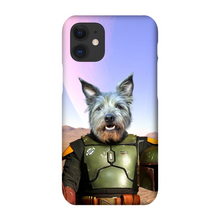 Load image into Gallery viewer, Bob & Fetch- Boba Fett & Star Wars Inspired Custom Pet Portrait Phone Case
