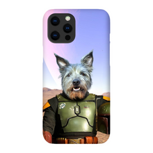 Load image into Gallery viewer, Bob & Fetch- Boba Fett & Star Wars Inspired Custom Pet Portrait Phone Case