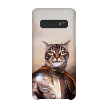 Load image into Gallery viewer, KNIGHT IN BROWN SATIN CUSTOM PET PORTRAIT PHONE CASE