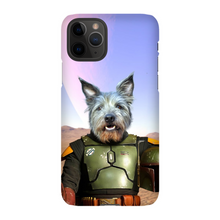 Load image into Gallery viewer, Bob & Fetch- Boba Fett & Star Wars Inspired Custom Pet Portrait Phone Case