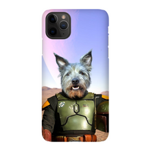 Load image into Gallery viewer, Bob & Fetch- Boba Fett & Star Wars Inspired Custom Pet Portrait Phone Case