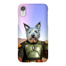 Load image into Gallery viewer, Bob & Fetch- Boba Fett & Star Wars Inspired Custom Pet Portrait Phone Case