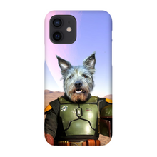 Load image into Gallery viewer, Bob & Fetch- Boba Fett & Star Wars Inspired Custom Pet Portrait Phone Case