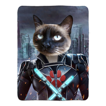 Load image into Gallery viewer, BLACK AZNITE - FLEECE SHERPA BLANKET