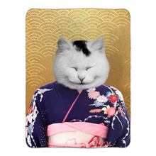 Load image into Gallery viewer, MURASAKI NO SANBUN - FLEECE SHERPA BLANKET