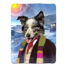 Load image into Gallery viewer, DOCTOR HOOT - FLEECE SHERPA BLANKET