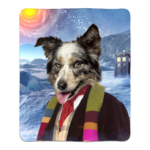 Load image into Gallery viewer, DOCTOR HOOT - FLEECE SHERPA BLANKET