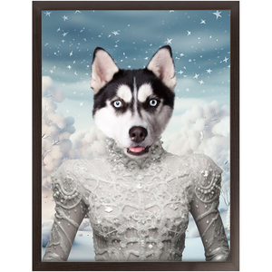 CHRISTMAS CRACKER 4 - Christmas Inspired Custom Pet Portrait Framed Satin Paper Print