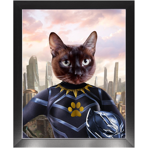 WALKIES FOREVER - Custom Pet Portrait Framed Satin Paper Print