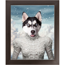 Load image into Gallery viewer, CHRISTMAS CRACKER 4 - Christmas Inspired Custom Pet Portrait Framed Satin Paper Print