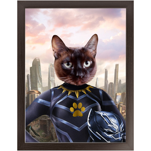WALKIES FOREVER - Custom Pet Portrait Framed Satin Paper Print