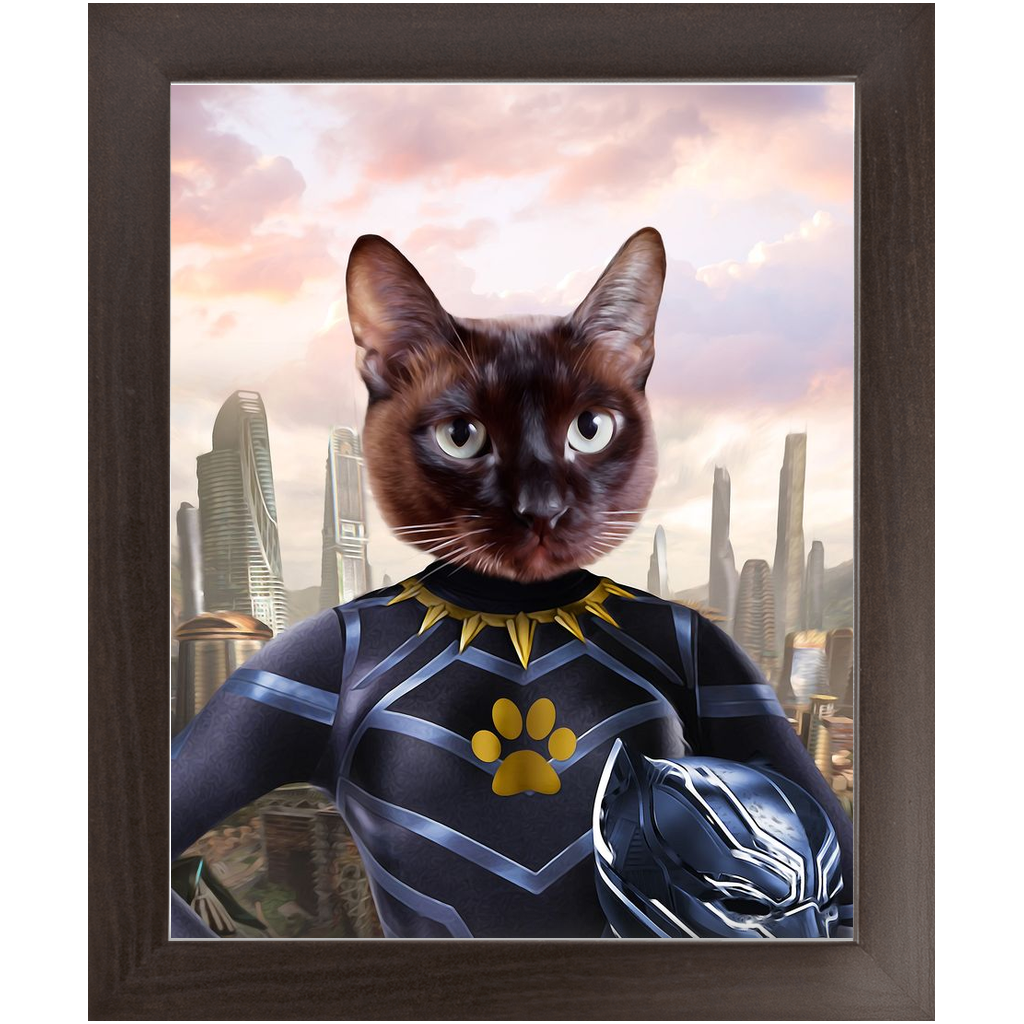 WALKIES FOREVER - Custom Pet Portrait Framed Satin Paper Print