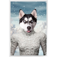 Load image into Gallery viewer, CHRISTMAS CRACKER 4 - Christmas Inspired Custom Pet Portrait Framed Satin Paper Print