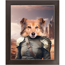 Load image into Gallery viewer, DESSERT CROSSING 1 - Game of Thrones &amp; House Of Dragons Inspired Custom Pet Portrait Framed Satin Paper Print