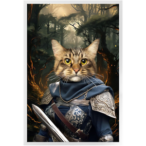 PORK HUNTER - Lord of the Rings Inspired Custom Pet Portrait Framed Satin Paper Print