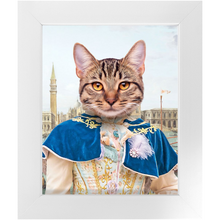 Load image into Gallery viewer, The Furnetian - Royalty &amp; Renaissance Inspired Custom Pet Portrait Framed Satin Paper Print