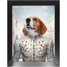 Load image into Gallery viewer, CHRISTMAS CRACKER 1 - Christmas Inspired Custom Pet Portrait Framed Satin Paper Print