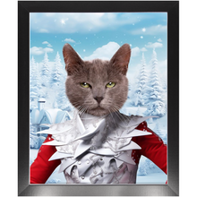Load image into Gallery viewer, CHRISTMAS CRACKER 10 - Christmas Inspired Custom Pet Portrait Framed Satin Paper Print