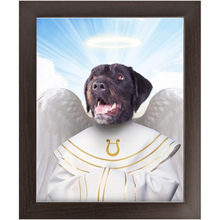 Load image into Gallery viewer, Harping On - Heavenly Angels Inspired Custom Pet Portrait Framed Satin Paper Print