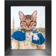 Load image into Gallery viewer, The Furnetian - Royalty &amp; Renaissance Inspired Custom Pet Portrait Framed Satin Paper Print