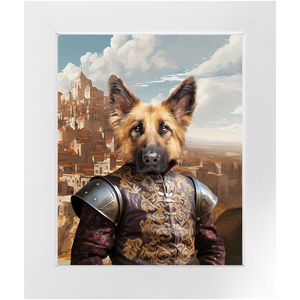 BESTEROS 2 - Game of Thrones & House Of Dragons Inspired Custom Pet Portrait Framed Satin Paper Print