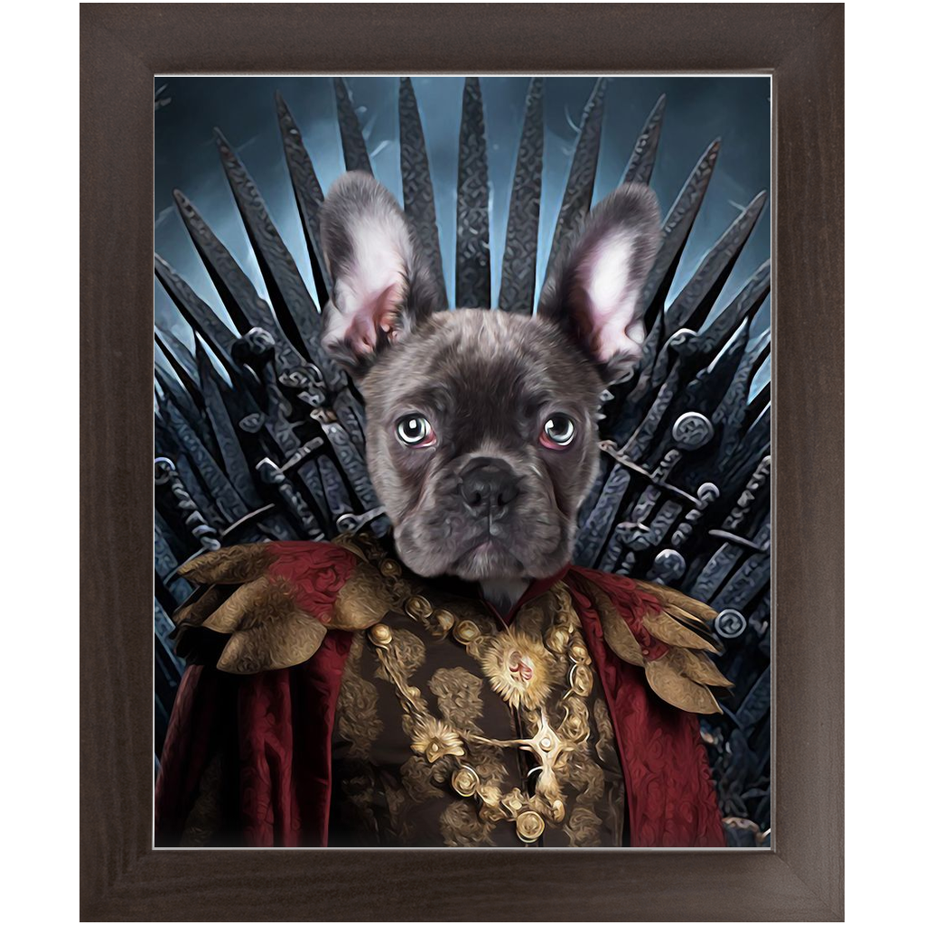 THE BONEROOM 3 - Game of Thrones & House Of Dragons Inspired Custom Pet Portrait Framed Satin Paper Print