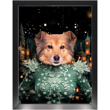 Load image into Gallery viewer, CHRISTMAS CRACKER 14 - Christmas Inspired Custom Pet Portrait Framed Satin Paper Print