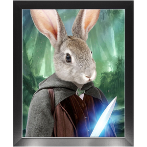 Shire Ground - Lord of The Rings Inspired Custom Pet Portrait Framed Satin Paper Print