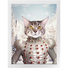 Load image into Gallery viewer, CHRISTMAS CRACKER 2 - Christmas Inspired Custom Pet Portrait Framed Satin Paper Print
