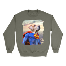 Load image into Gallery viewer, Apparel-DTG-Sweatshirt-Gildan-18000-L-MilitaryGreen-Unisex-CF-20250209230936773