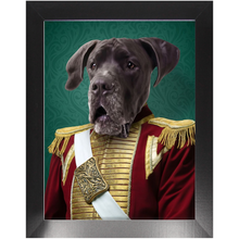 Load image into Gallery viewer, Duke of Pork - Royalty &amp; Renaissance Inspired Custom Pet Portrait Framed Satin Paper Print
