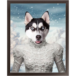 CHRISTMAS CRACKER 4 - Christmas Inspired Custom Pet Portrait Framed Satin Paper Print