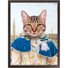 Load image into Gallery viewer, The Furnetian - Royalty &amp; Renaissance Inspired Custom Pet Portrait Framed Satin Paper Print