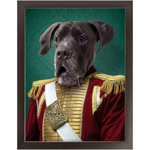 Load image into Gallery viewer, Duke of Pork - Royalty &amp; Renaissance Inspired Custom Pet Portrait Framed Satin Paper Print