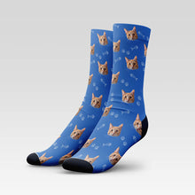 Load image into Gallery viewer, Custom Cat Socks With Your Kitty&#39;s Face