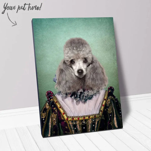 Double Duchess - Royalty & Renaissance Inspired Custom Pet Portrait Canvas