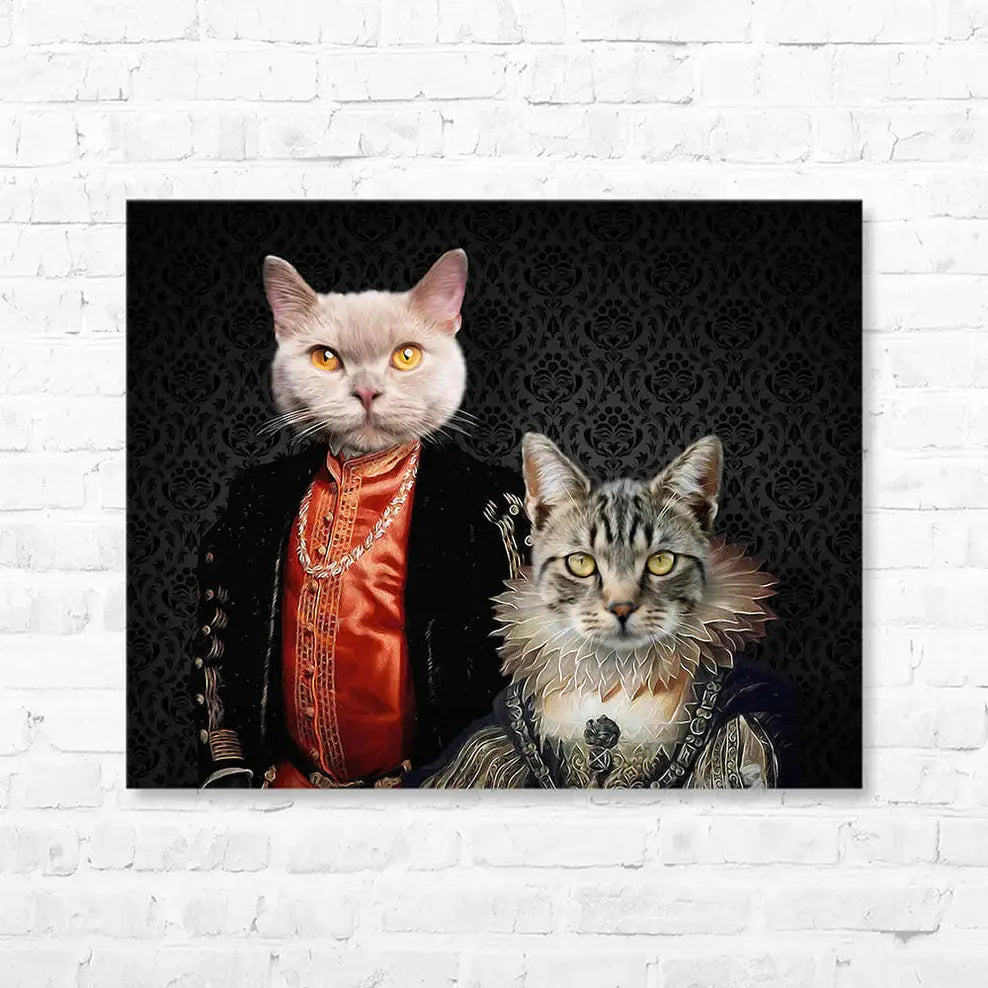 FRILLS AND SPILLS - CUSTOM PET PORTRAIT CANVAS