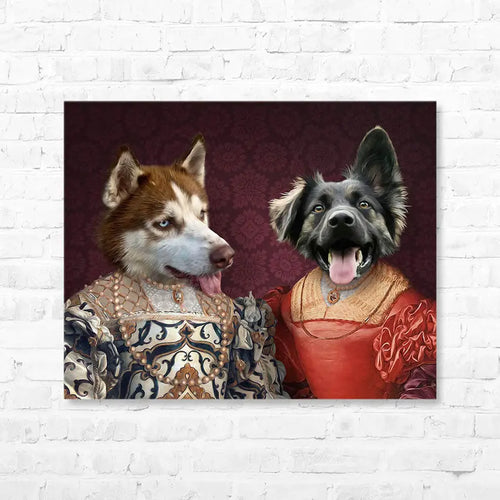 FROCKED AND LOADED - CUSTOM PET PORTRAIT CANVAS