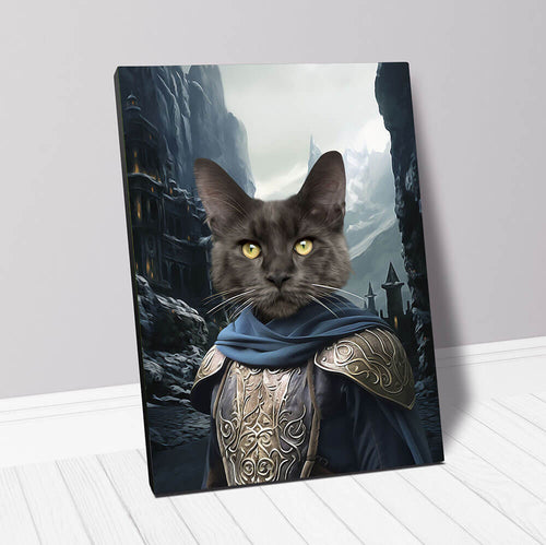 HELM'S BLEEP - Lord of the Rings Inspired Custom Pet Portrait Canvas