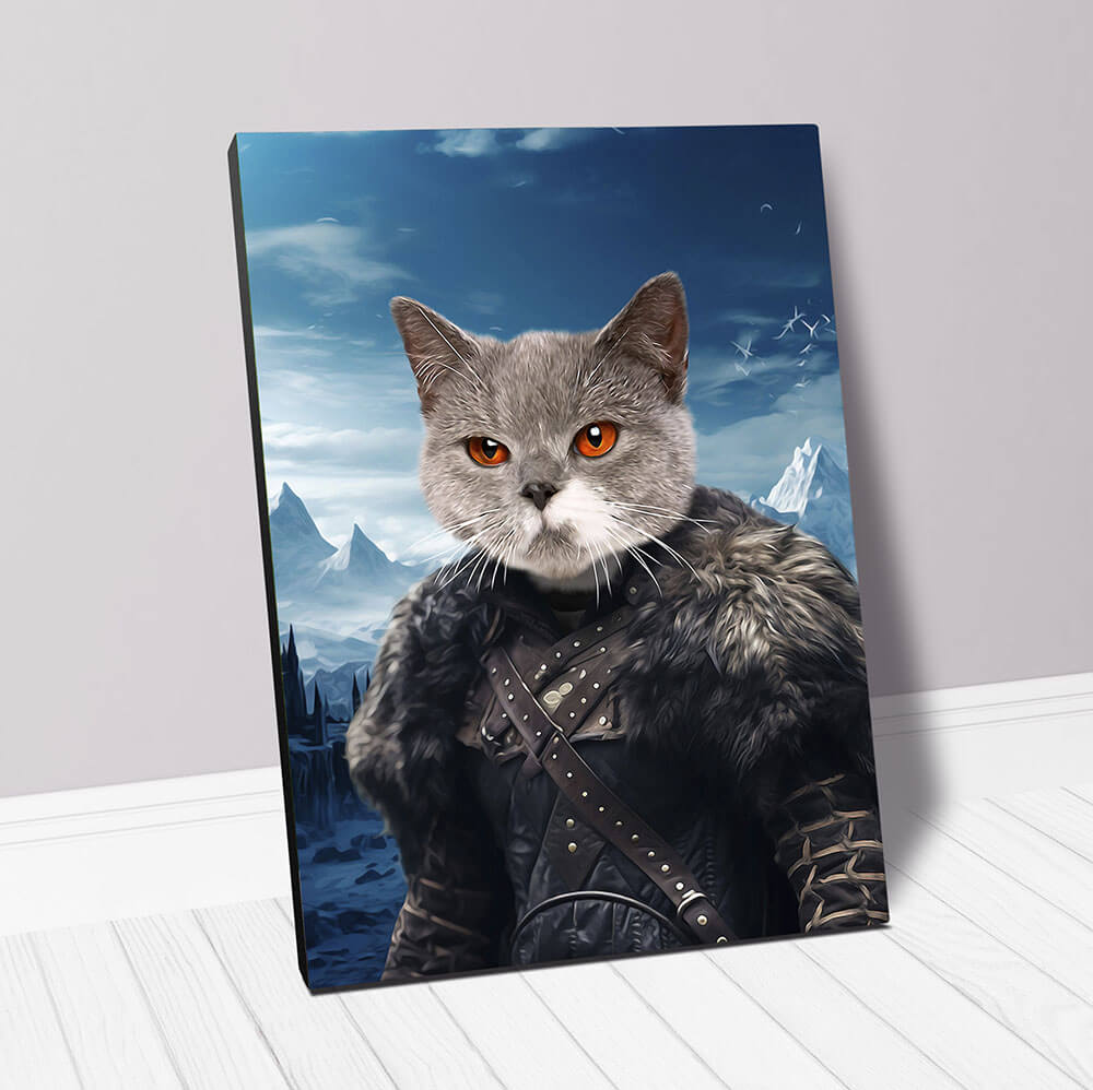 NIGHT'S BLOTCH 2 - Game of Thrones & House Of Dragons Inspired Custom Pet Portrait Canvas