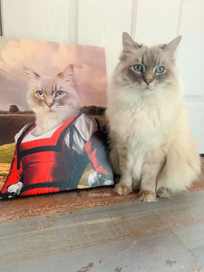 Reign In Spain - Renaissance Inspired Custom Pet Portrait Canvas
