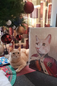 Duke E. Tout - Royalty & Renaissance Inspired Custom Pet Portrait Canvas