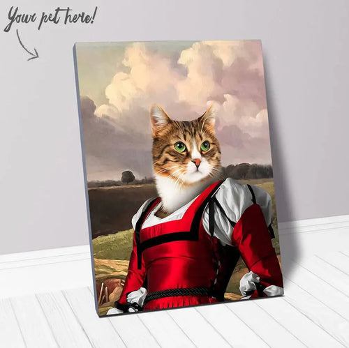 Reign In Spain - Renaissance Inspired Custom Pet Portrait Canvas
