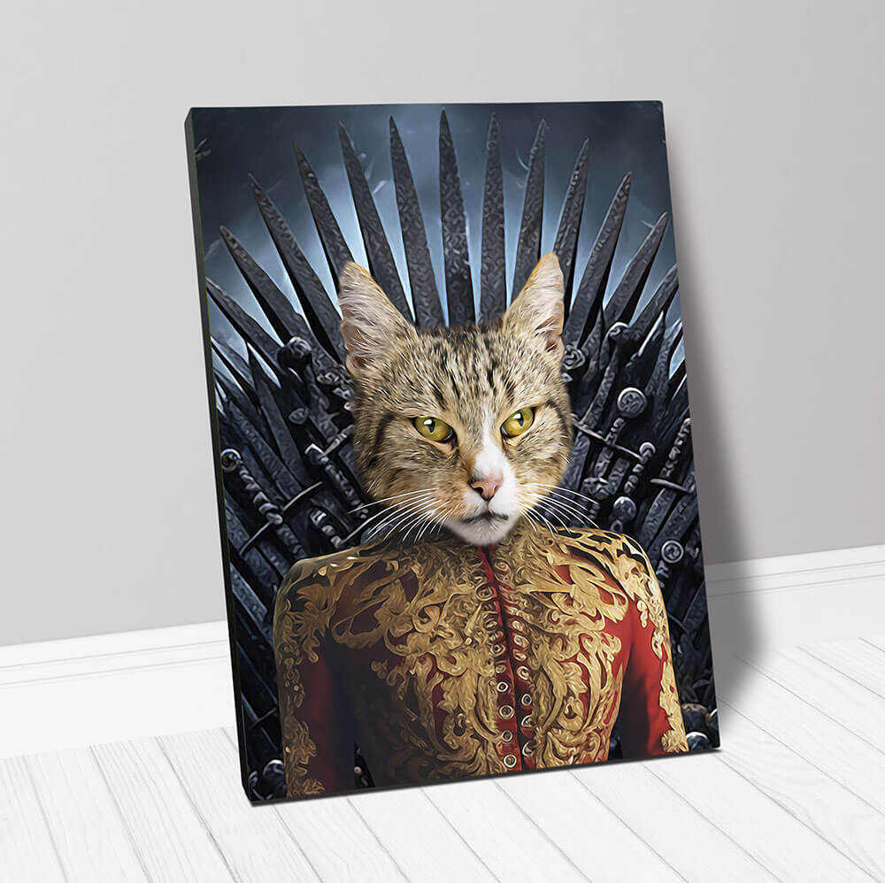 THE BONEROOM 6 - Game of Thrones & House Of Dragons Inspired Custom Pet Portrait Canvas