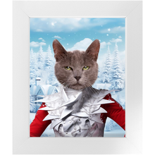 Load image into Gallery viewer, CHRISTMAS CRACKER 10 - Christmas Inspired Custom Pet Portrait Framed Satin Paper Print